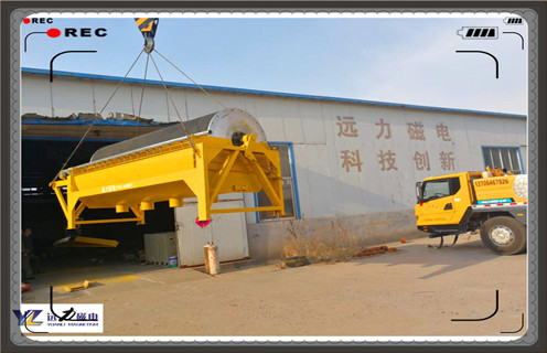 磁選機，永磁筒式磁選機，xctb—1050×1000半逆流型濕式弱磁場永磁筒式磁選機